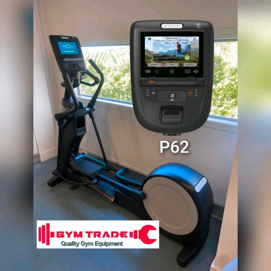 Precor EFX 885 full black met p62 scherm Crosstrainer top, Sport en Fitness, Fitnessmaterialen, Ophalen of Verzenden, Gebruikt