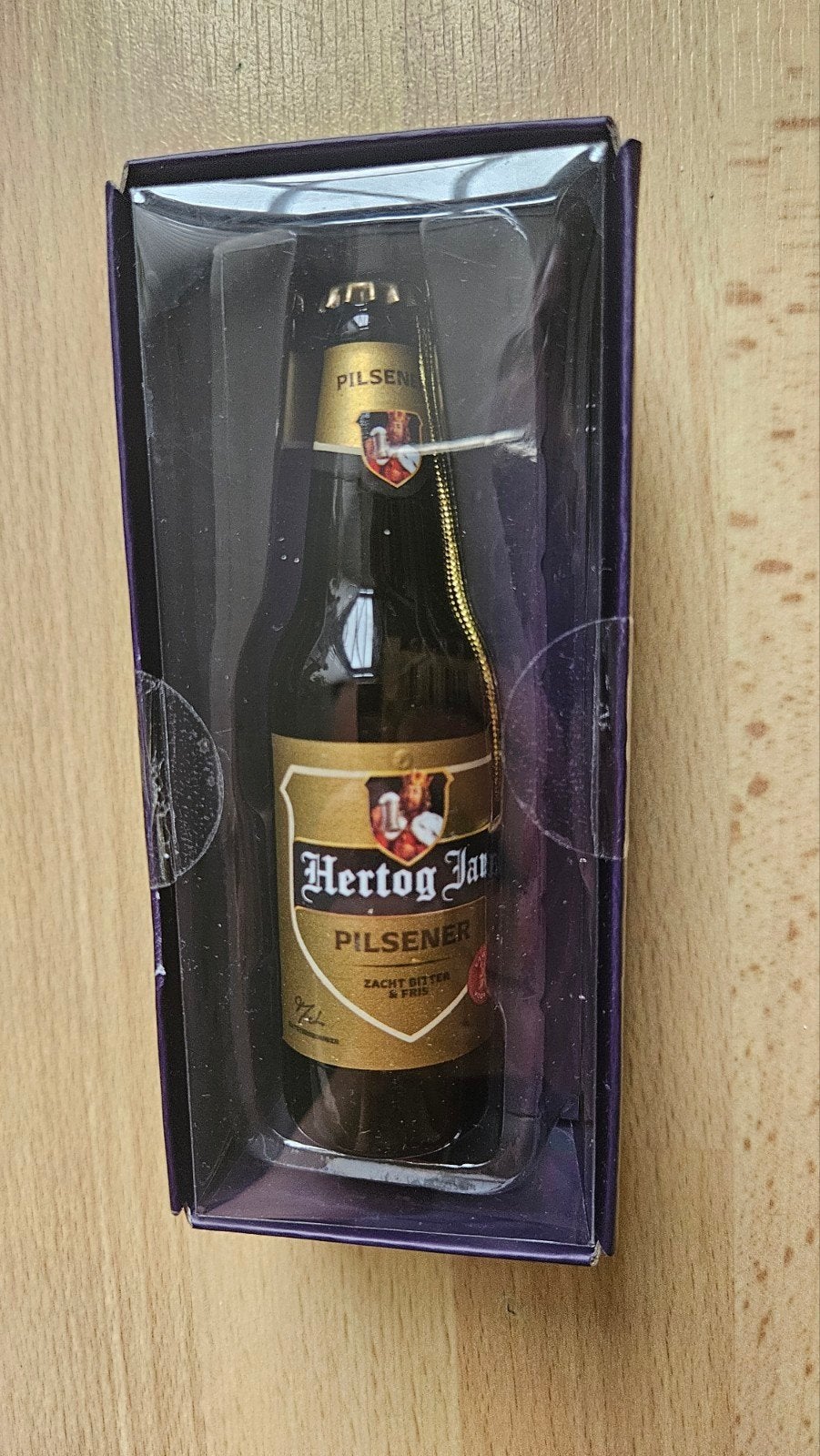 Hertog Jan Pilsener Glazen Hanger Kerstboom Ornament, Ophalen of Verzenden, Nieuw
