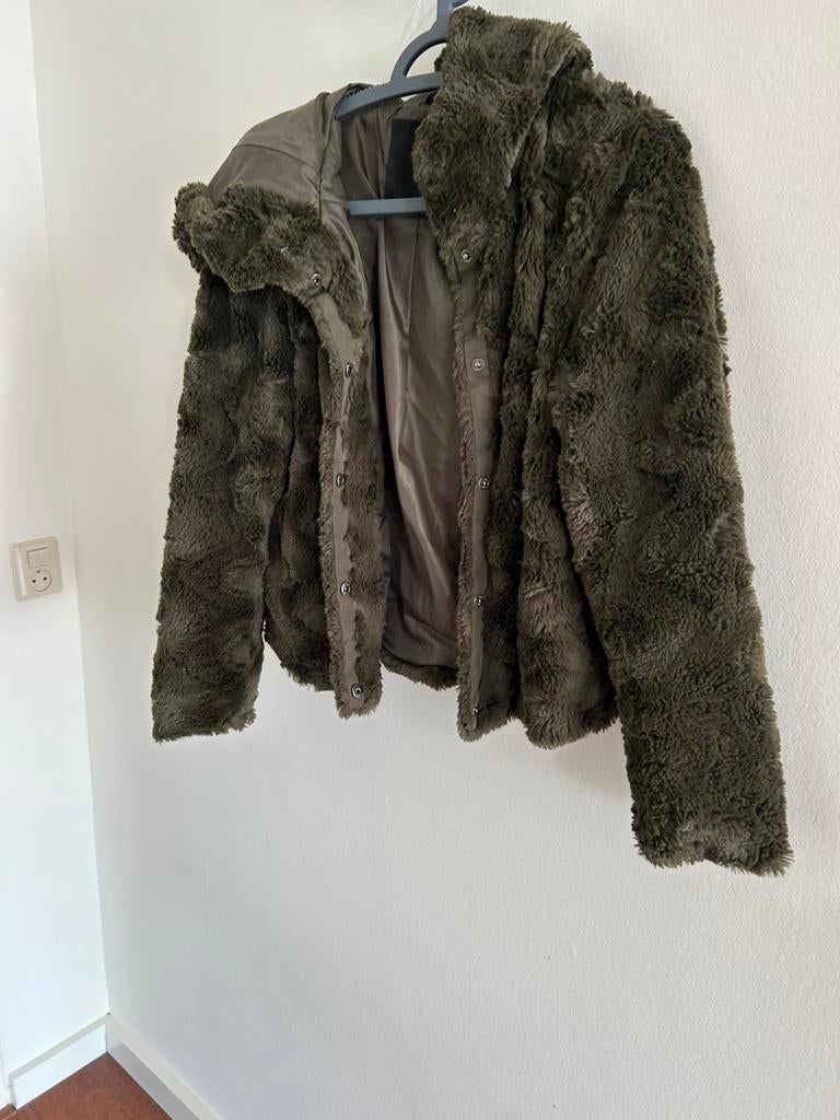 Jas kort groen, Kleding | Dames, Jassen | Winter, Verzenden, Zo goed als nieuw, Maat 38/40 (M), Groen