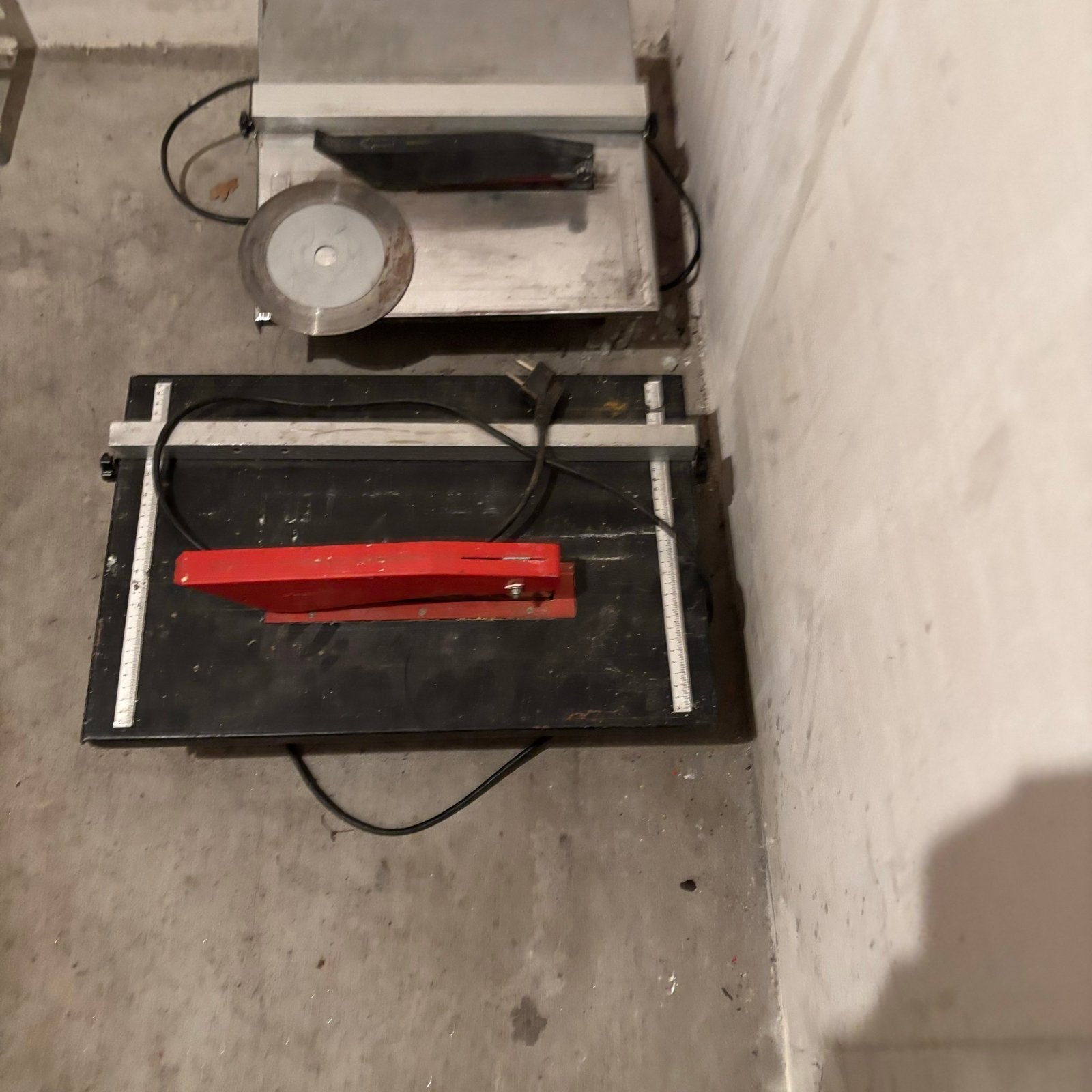 Elektrische tegelsnijder/schaafmachine, Ophalen, Gebruikt, Elektrisch