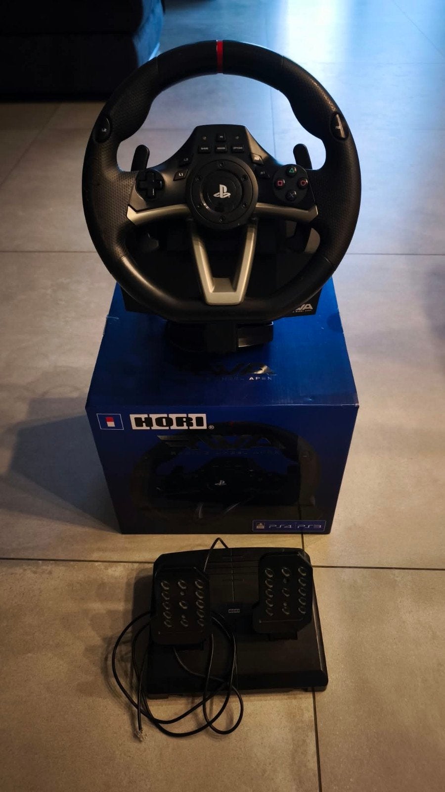 Hori Racing Wheel Apex voor PS4/PS3/PC - Zo goed als nieuw, Ophalen, Zo goed als nieuw, Stuur of Pedalen, PlayStation 3
