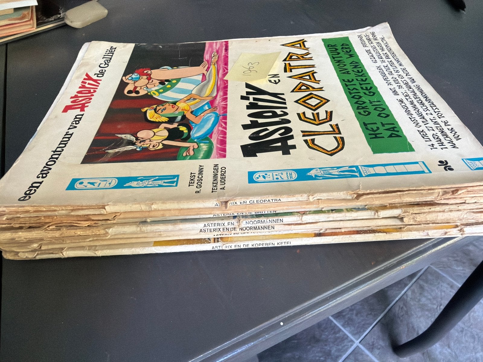 Vintage Asterix stripboeken - Complete serie of reeks, Complete serie of reeks, Ophalen of Verzenden, Gelezen