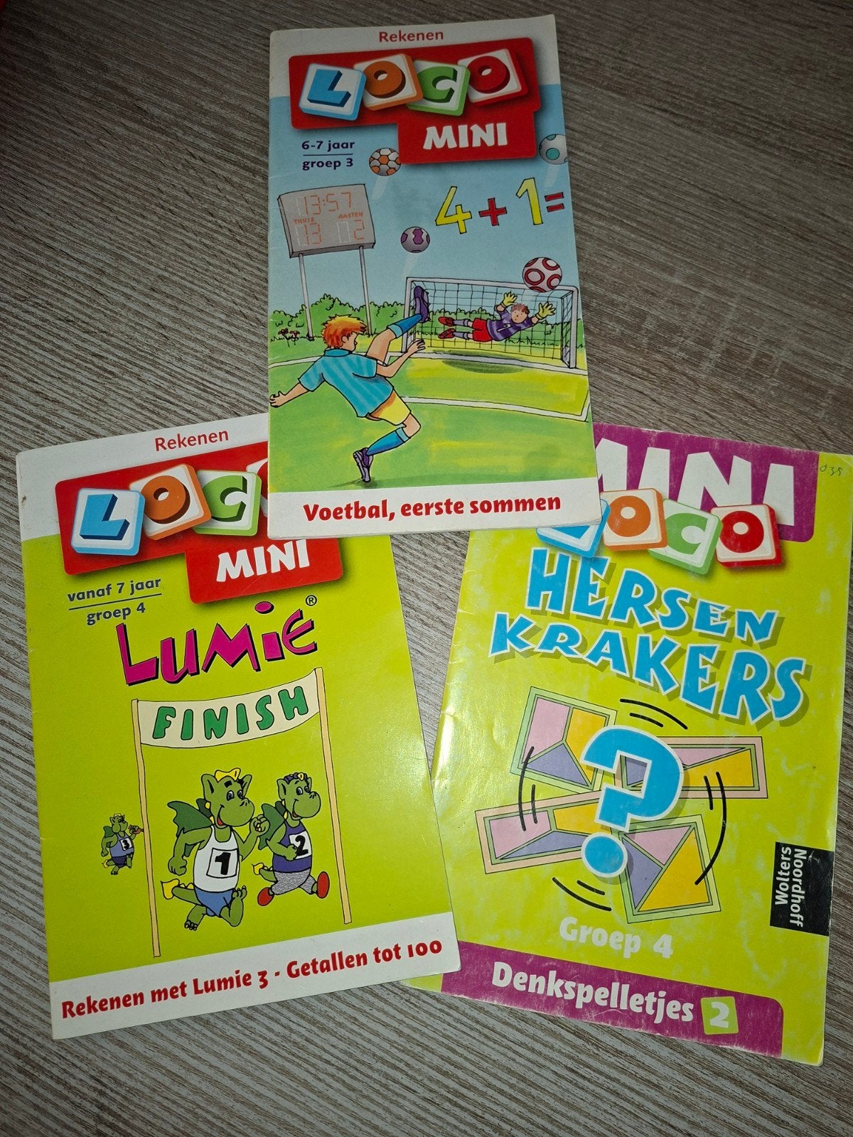 3 Mini loco Rekenen, Lumie & Hersenkrakers, Ophalen of Verzenden, Gebruikt