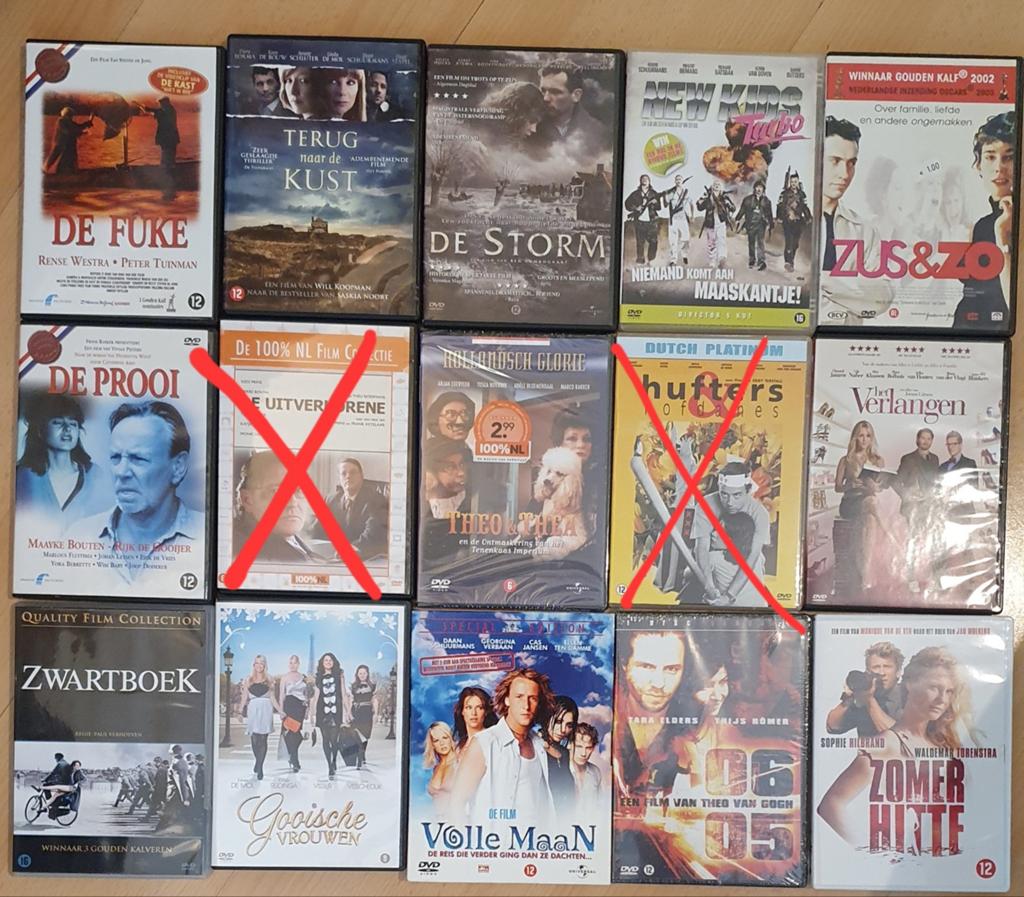 Nederlandse films op DVD, Alle leeftijden, Ophalen of Verzenden, Zo goed als nieuw