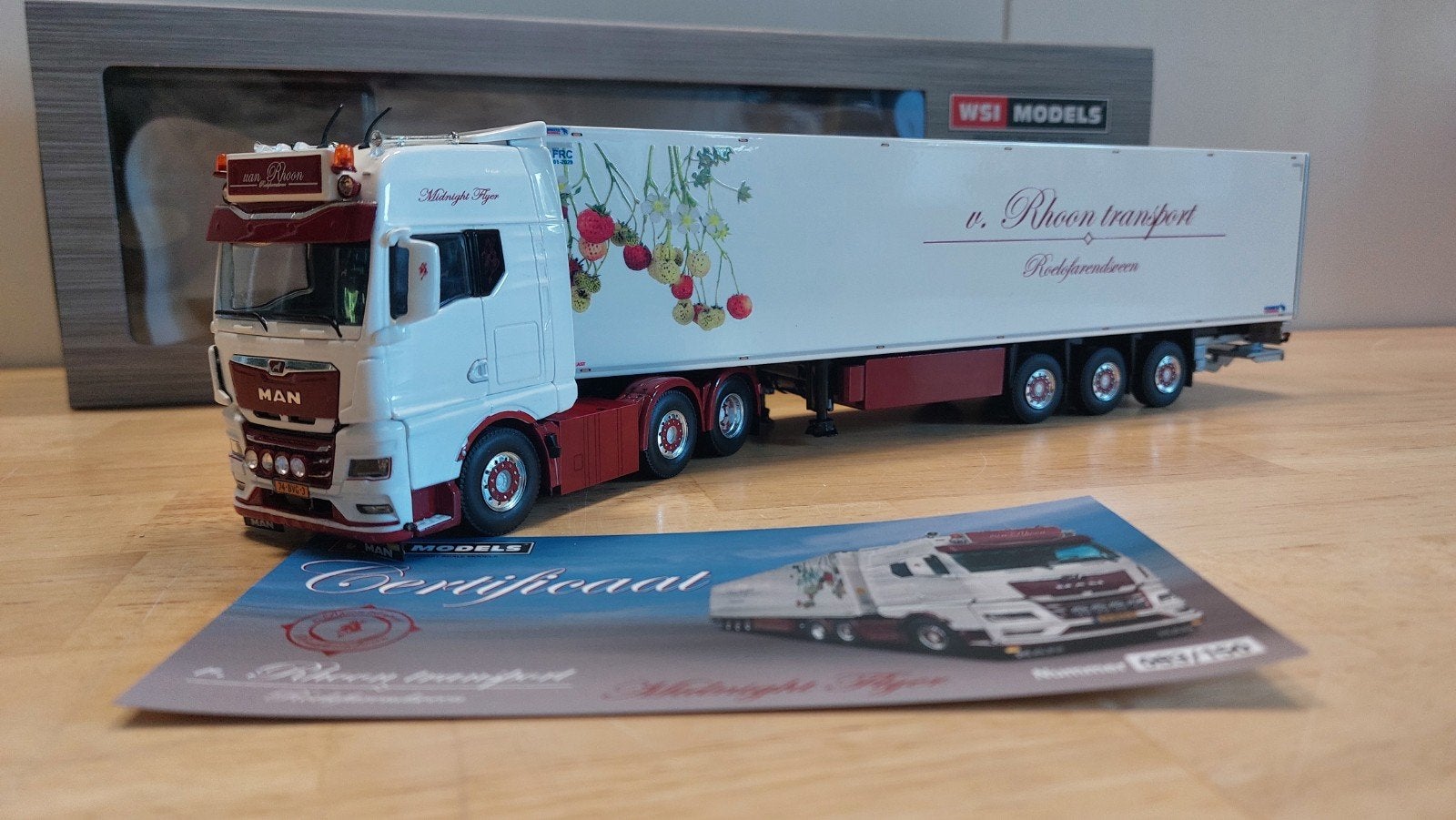 wsi M.A.N. van Rhoon Roelofarendsveen, Ophalen of Verzenden, Zo goed als nieuw, Bus of Vrachtwagen, Wsi
