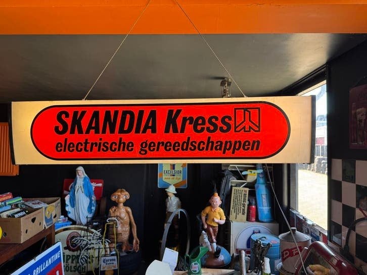 Vintage Skandia Kress Lichtbak, Ophalen, Gebruikt, ., Lichtbak of (neon) lamp