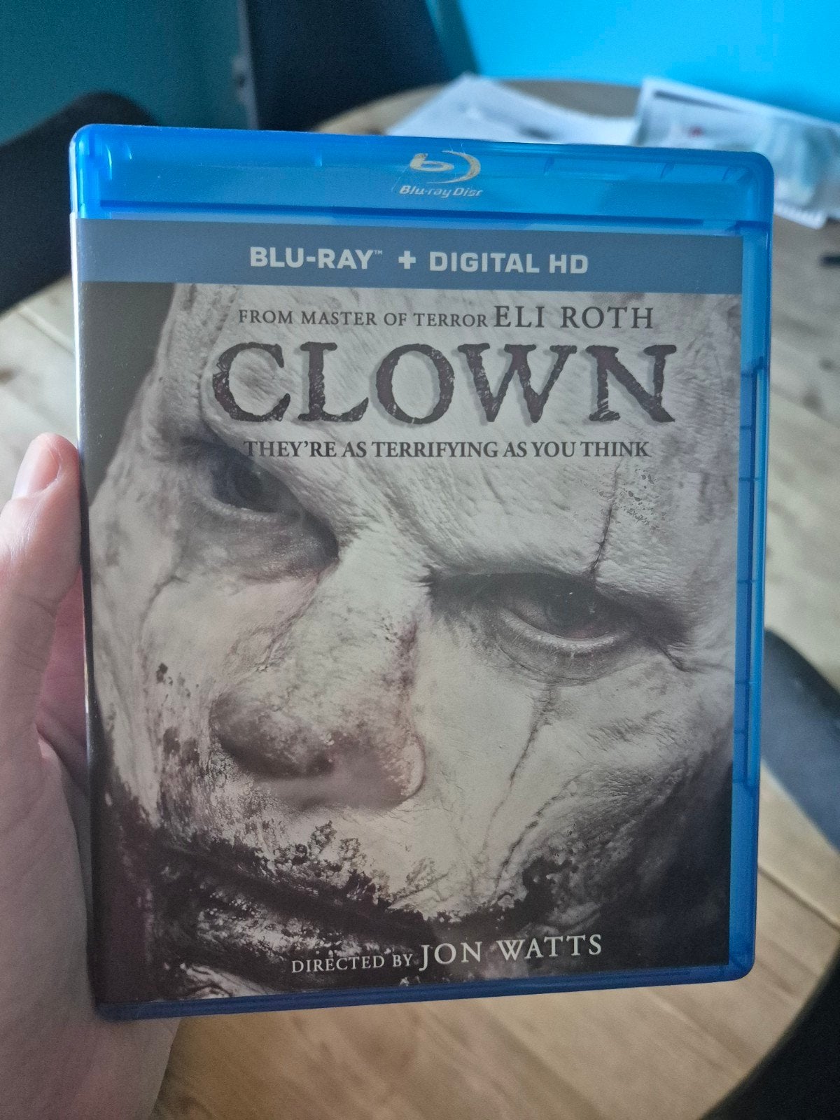 Clown Jon Watts Eli Roth horror gore classic, Ophalen of Verzenden, Zo goed als nieuw, Horror