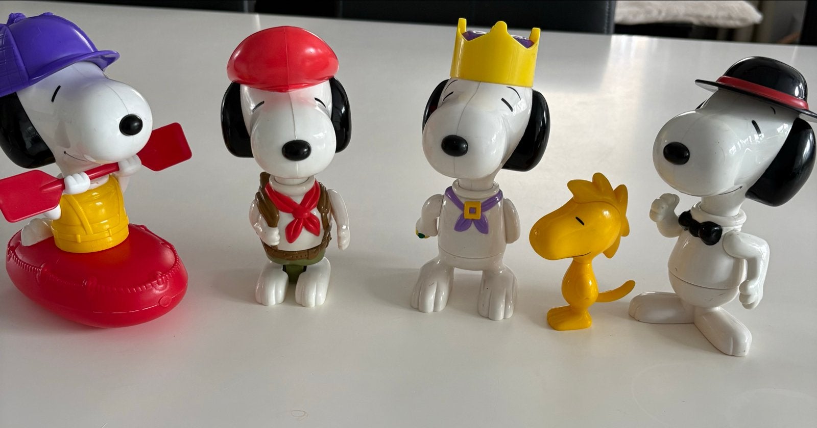 Snoopy en Woodstock figuren set - 5 stuks, Verzamelen, Ophalen of Verzenden, Gebruikt