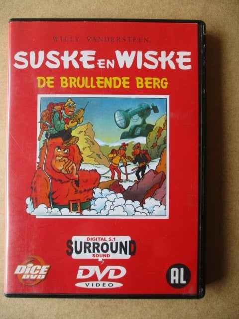 adv10353 suske en wiske dvd brullende berg, Ophalen, Suske en Wiske, Gebruikt, Overige typen
