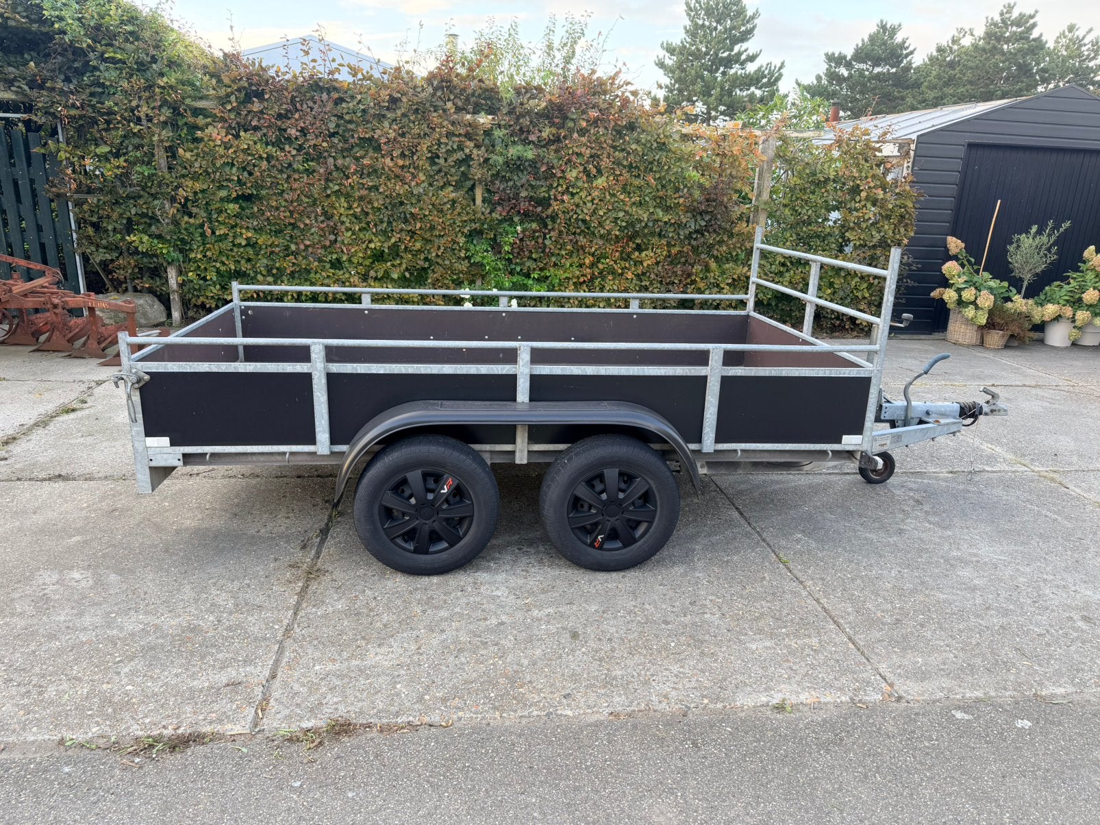 Tandemasser 150x300 aanhanger, Auto diversen, Ophalen, Zo goed als nieuw