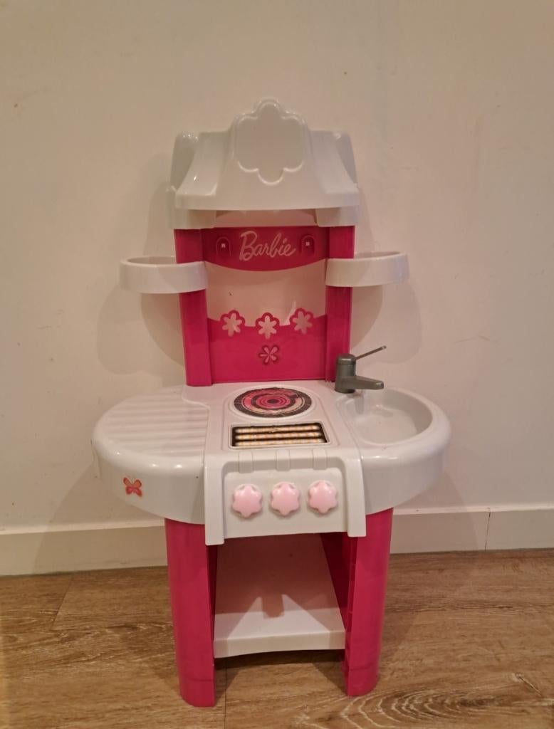 Barbie keukentje, Kinderen en Baby's, Speelgoed | Speelkeukens, Ophalen, Gebruikt, Kunststof