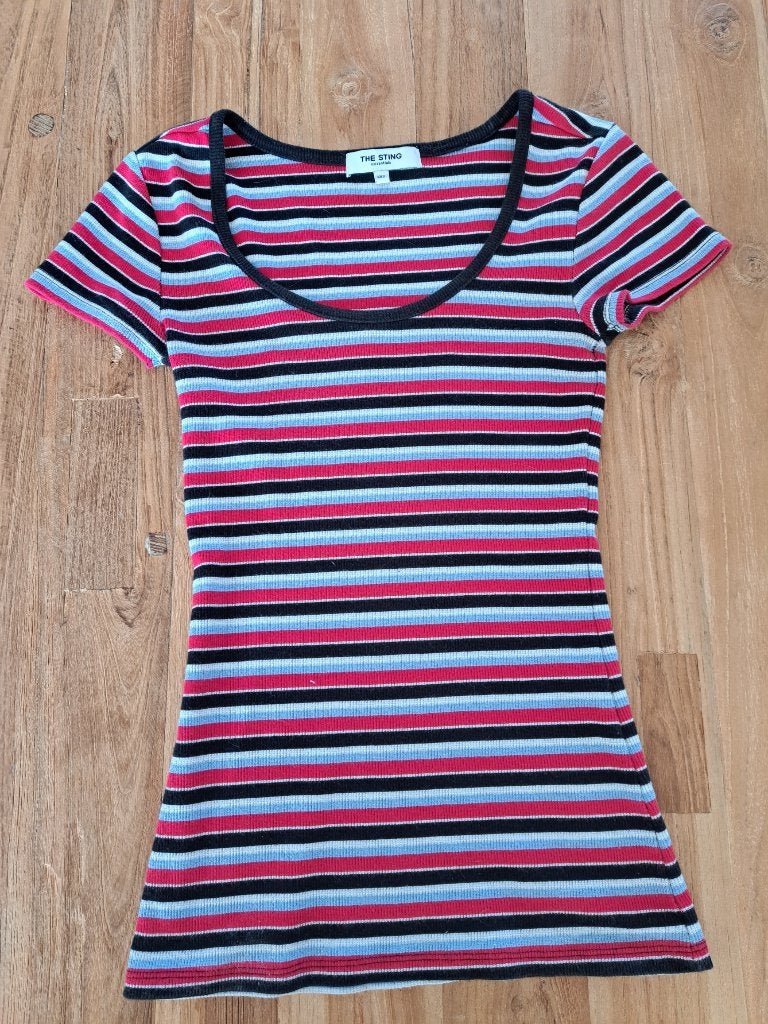 gestreept The Sting shirt, Kleding | Dames, T-shirts, The Sting, Ophalen of Verzenden, Zo goed als nieuw, Korte mouw