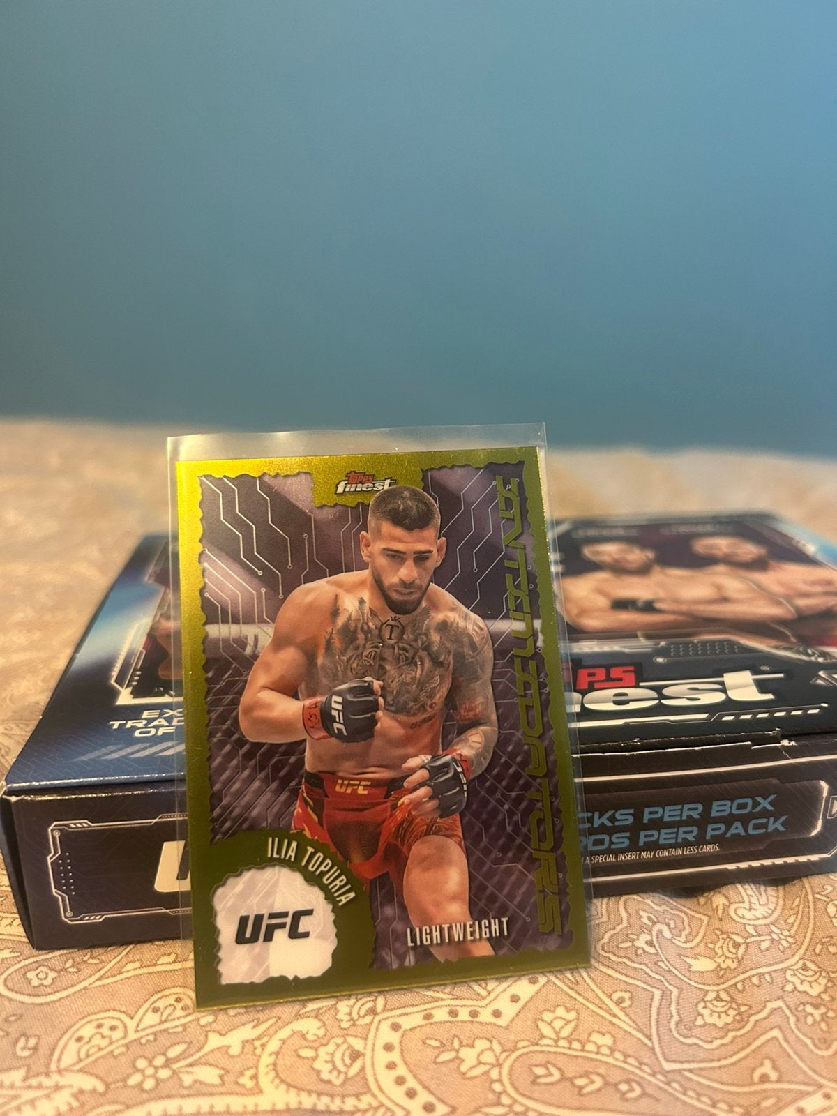 UFC Topps | Ilia Topuria (Intimidators), Ophalen of Verzenden, Nieuw