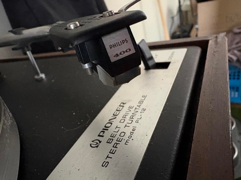Pioneer PL-12D Platenspeler met Philips 400 element, Ophalen of Verzenden, Gebruikt