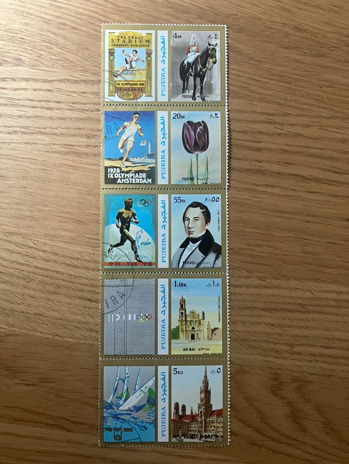 UAE postzegels gestempeld, Ophalen of Verzenden, Gestempeld