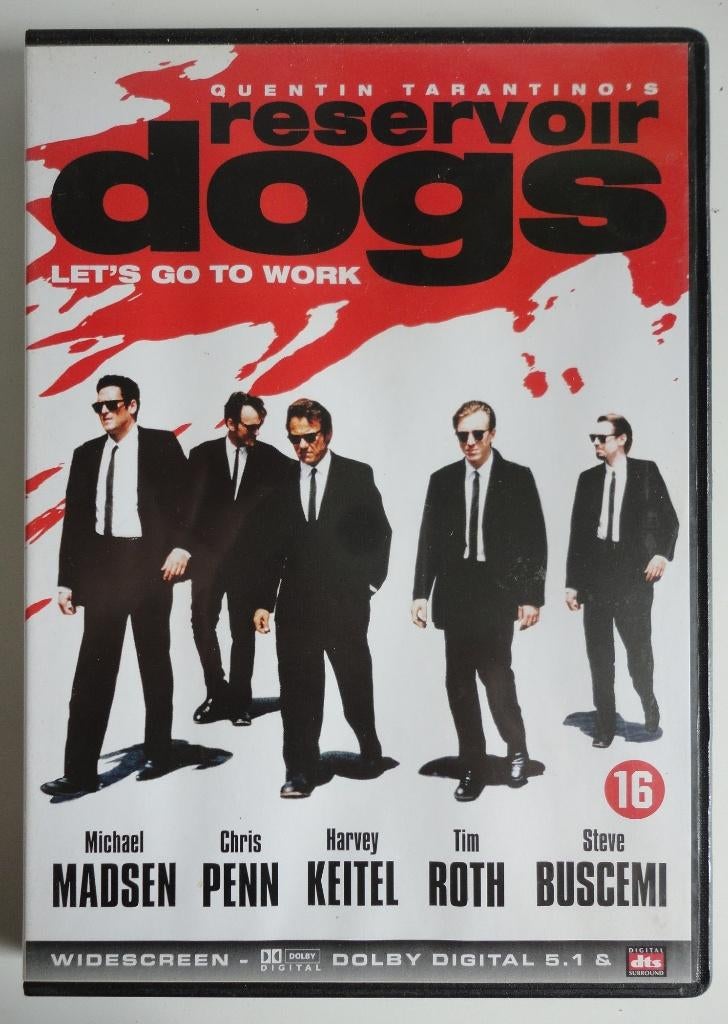 Reservoir Dogs (1992), Cd's en Dvd's, Vanaf 16 jaar, Ophalen of Verzenden, Zo goed als nieuw, Maffia en Misdaad