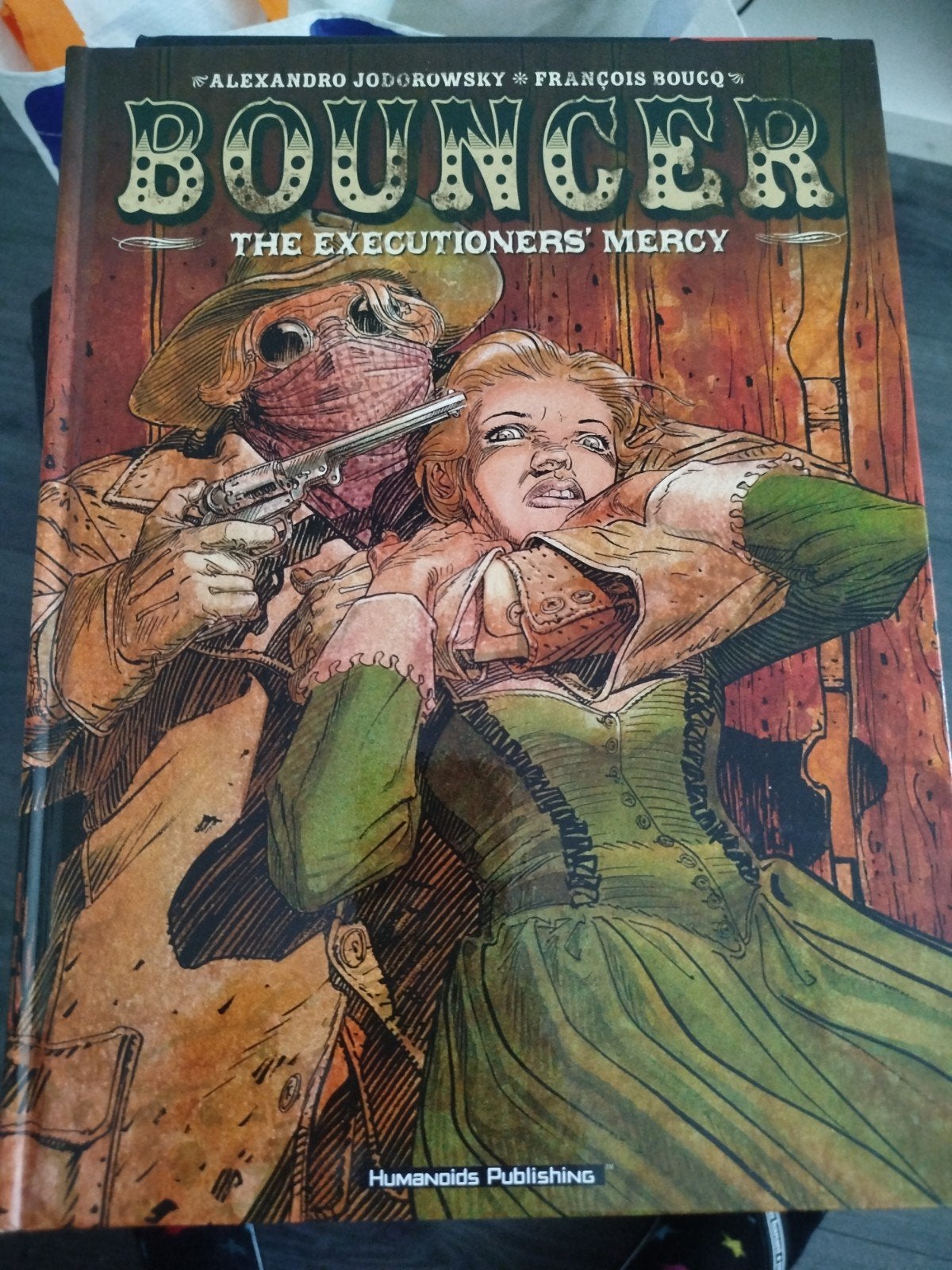BOUNCER THE EXECUTIONERS MERCY HARDCOVER, Boeken, Stripboeken, Eén stripboek, Ophalen of Verzenden, Zo goed als nieuw, Alejandro Jodorowsky & François Boucq