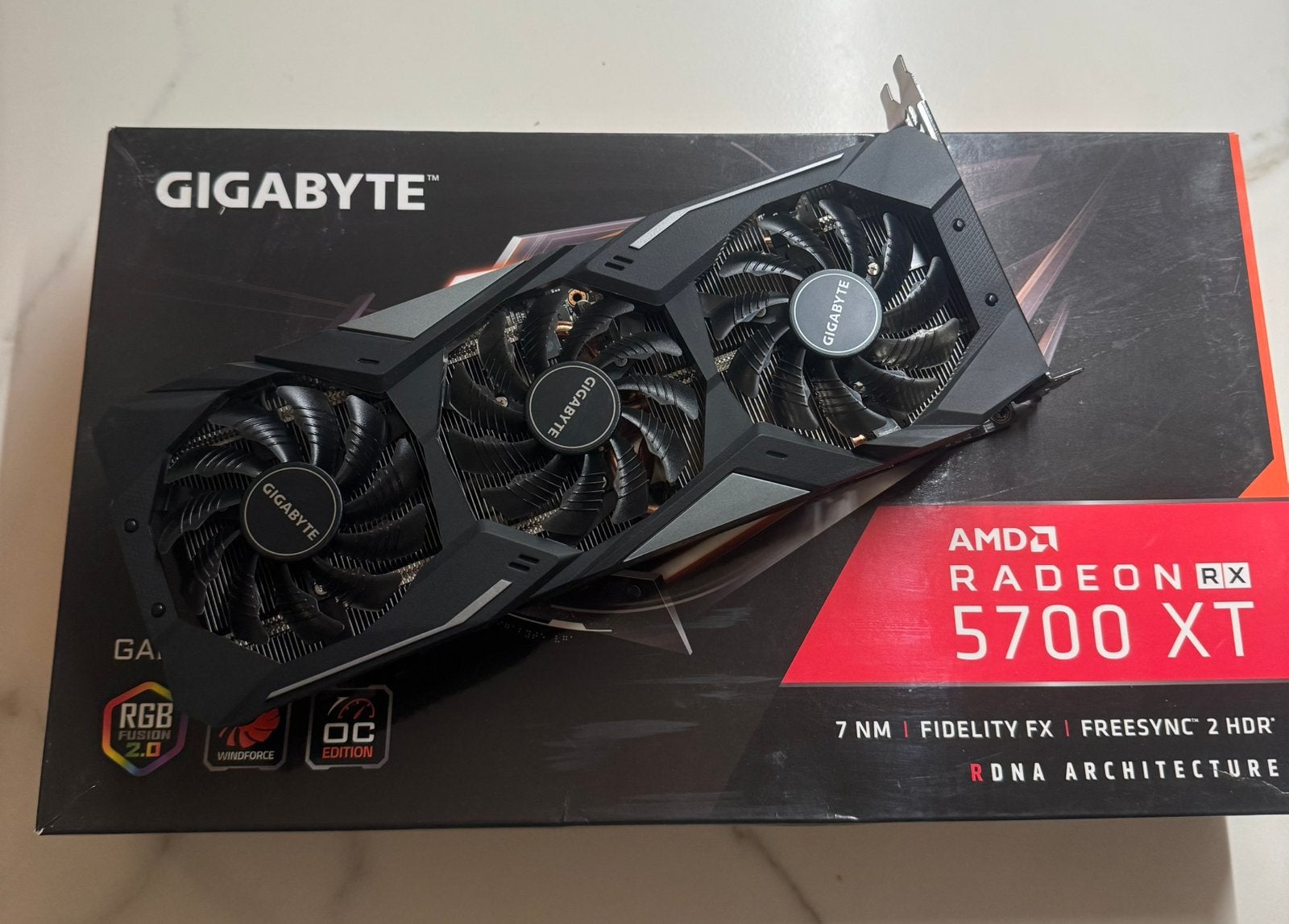 Gigabyte AMD Radeon RX 5700 XT Gaming OC 8G Videokaart, Computers en Software, GDDR6, PCI-Express 4, Ophalen of Verzenden, Zo goed als nieuw