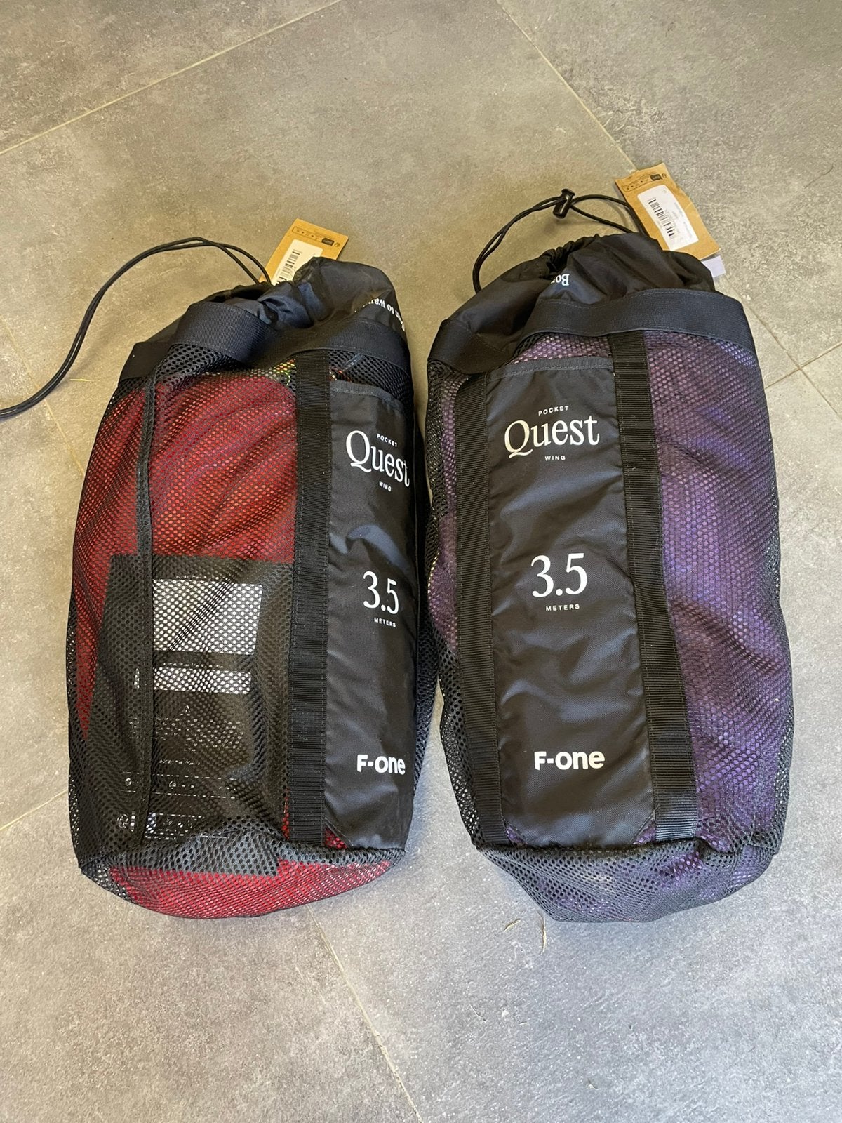 F One Quest  parawing, Ophalen of Verzenden, Zo goed als nieuw, Wingsurf-wing