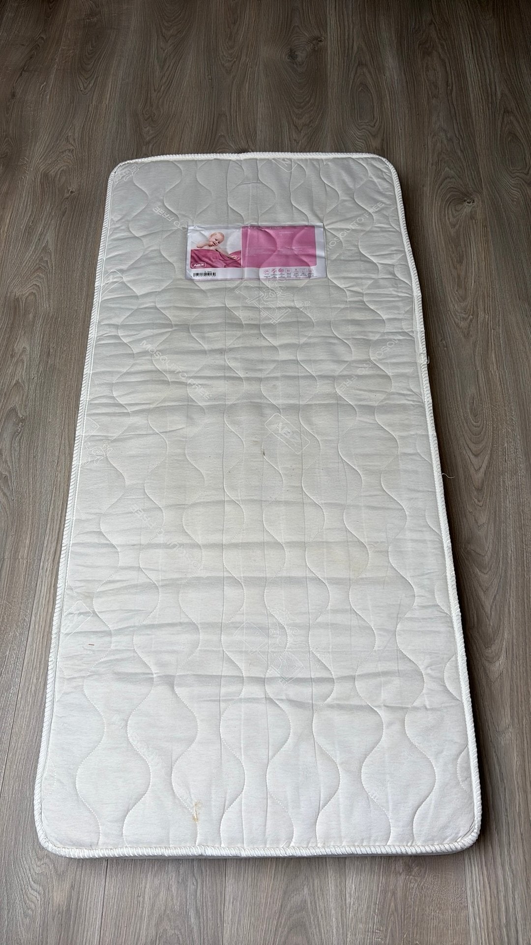 ABZ peutermatras 150x70x10 cm dik!, Ophalen of Verzenden, Zo goed als nieuw, Eenpersoons