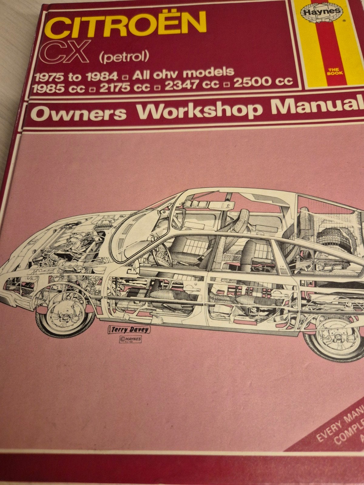 Haynes vraagbaak Citroën CX SERIE I óók 2400 Prestige Pallas, Ophalen of Verzenden