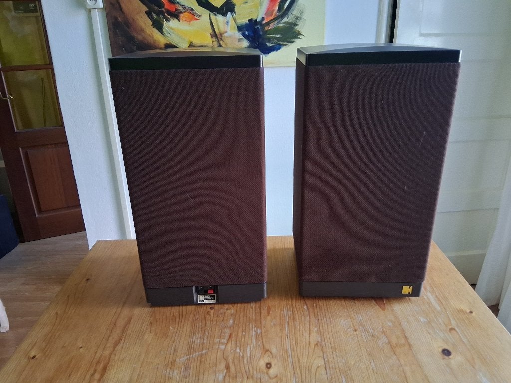 KEF Box Luidspreker - 303 Series - Bruin, Stereo speakers, Gebruikt, Basreflex, Ophalen