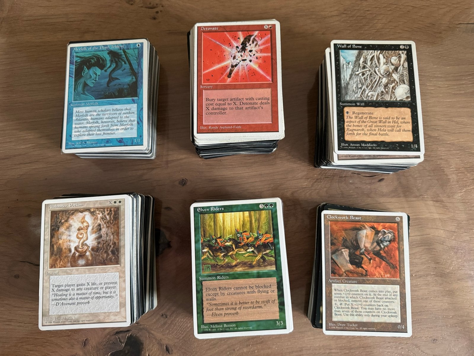 Vintage Magic: The Gathering Kaarten Collectie, Hobby en Vrije tijd, Ophalen of Verzenden, Gebruikt, Meerdere kaarten