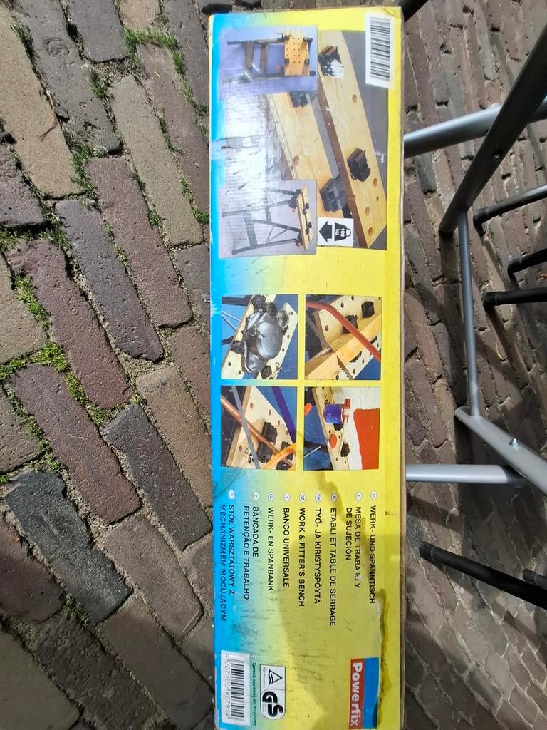 Werkbank en spanbank Powerfix, Ophalen, Nieuw, Powerfix