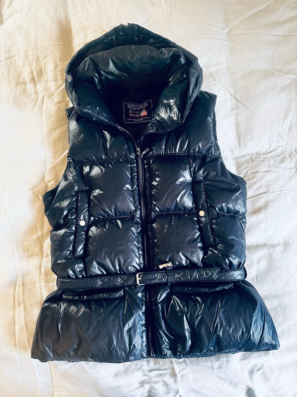 River Woods Donzen Bodywarmer maat M, Ophalen of Verzenden, Zo goed als nieuw, Maat 38/40 (M), Blauw