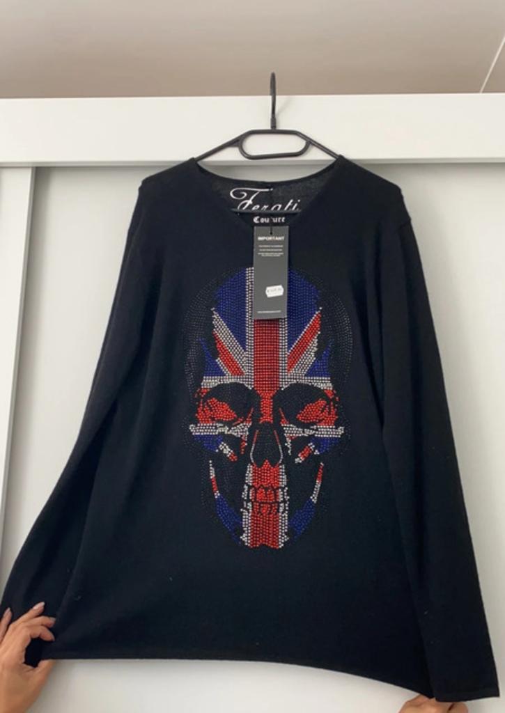 Ferati Couture. 100% cashmere. Maat S, Verzenden, Nieuw, Maat 46 (S) of kleiner, Zwart
