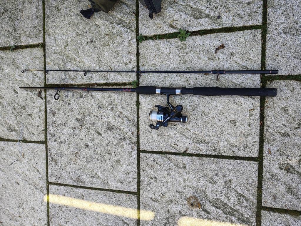 Shakespeare ugly sapphire werphengel, Watersport en Boten, Hengelsport | Witvissen, Ophalen, Gebruikt, Werphengel