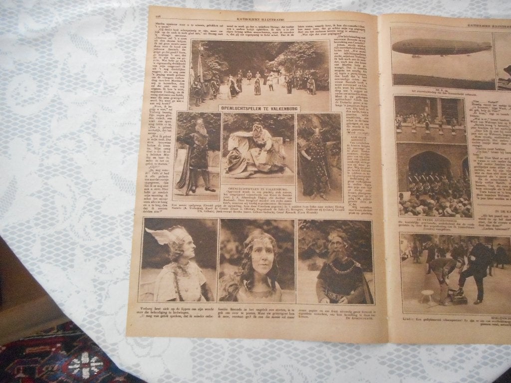 Valkenburg. Openluchtspelen. 1919., Ophalen of Verzenden, Voor 1920, Nederland, Knipsel(s)