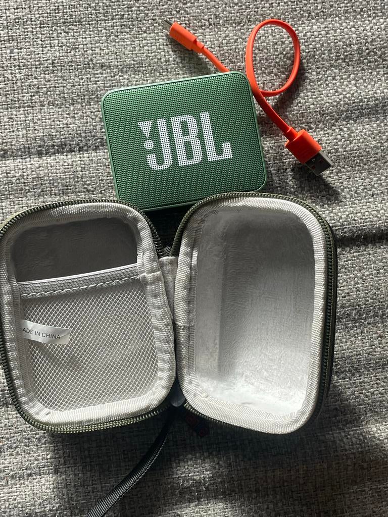 JBL Go 3 Draagbare Bluetooth Speaker Groen met Hoesje, Ophalen, JBL, Overige typen, Zo goed als nieuw