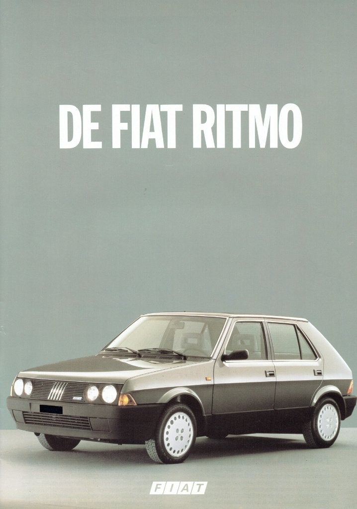 Folder Fiat Ritmo (1987), Verzenden, Gelezen, Overige merken