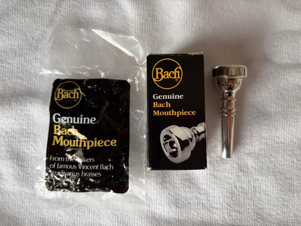 Cornet mondstuk Vincent Bach 5C, Muziek en Instrumenten, Blaasinstrumenten | Trompetten, Ophalen of Verzenden, Zo goed als nieuw