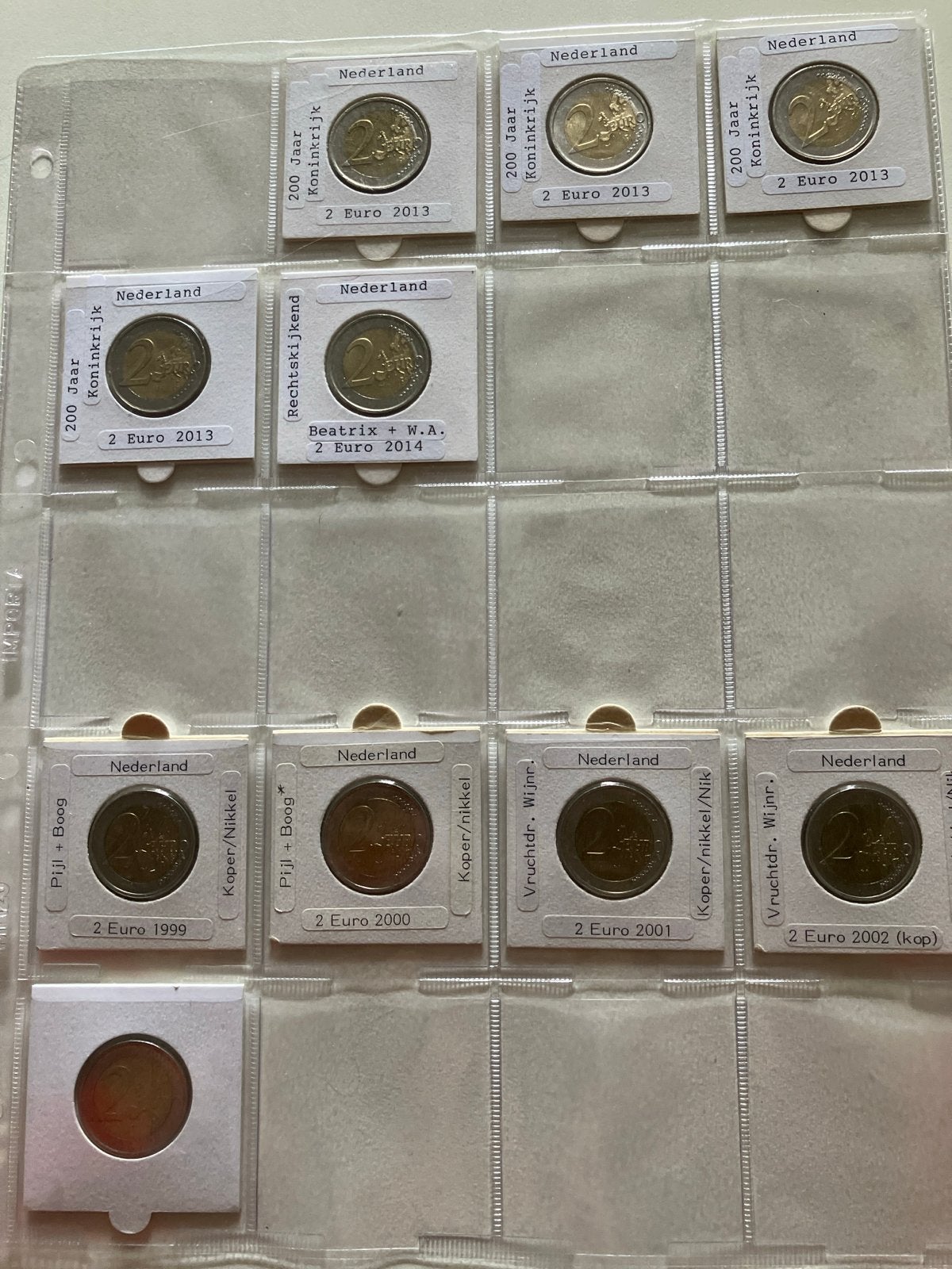 10 Nederlandse 2 Euro Munten - Collectie, Verzenden, 2 euro, Setje