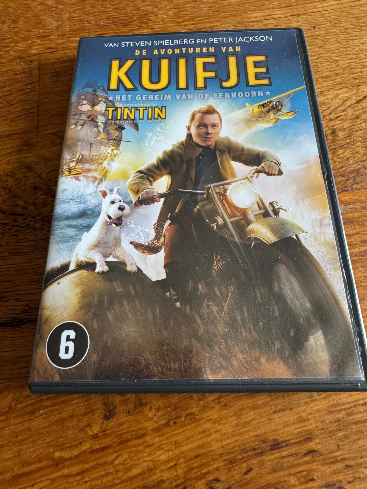 Dvd De Avonturen van Kuifje , Het Geheim van de Eenhoorn, Nederlands, Alle leeftijden, Ophalen of Verzenden, Zo goed als nieuw