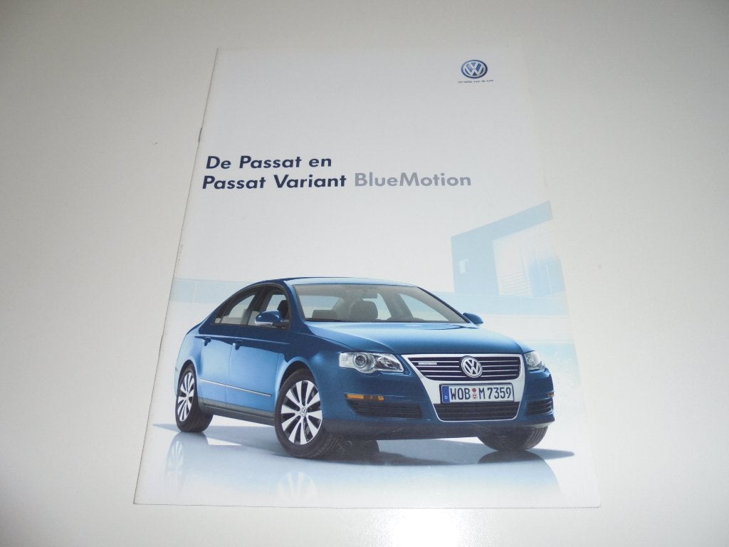 brochure Volkswagen Passat BlueMotion  2007, Ophalen of Verzenden, Zo goed als nieuw, Volkswagen