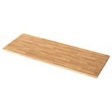 Ikea Säljan werkblad, 186x63,5x3,8cm, eikenpatroon, Ophalen, Zo goed als nieuw, Beige
