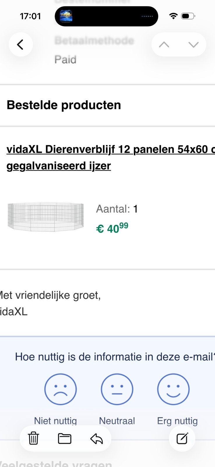Ren of dierenverblijf VidaXL, 110 cm of meer, Nieuw, Ren, Ophalen