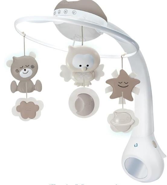 Infantino 3-in-1 muziekmobiel en projector, Kinderen en Baby's, Ophalen of Verzenden, Zo goed als nieuw, Mobiel, Met licht