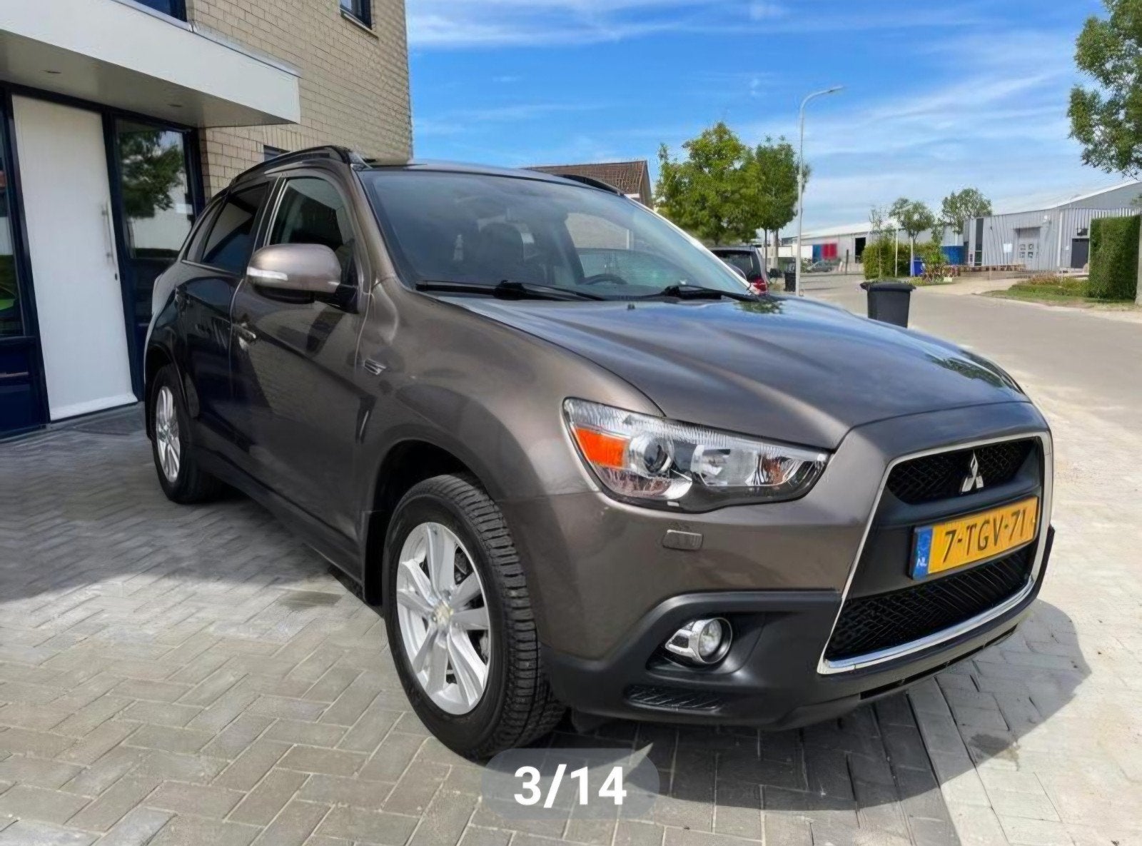 Mitsubishi ASX 1.6 86KW 2011 Bruin, Auto's, Voorwielaandrijving, Stof, 4 cilinders, Bruin