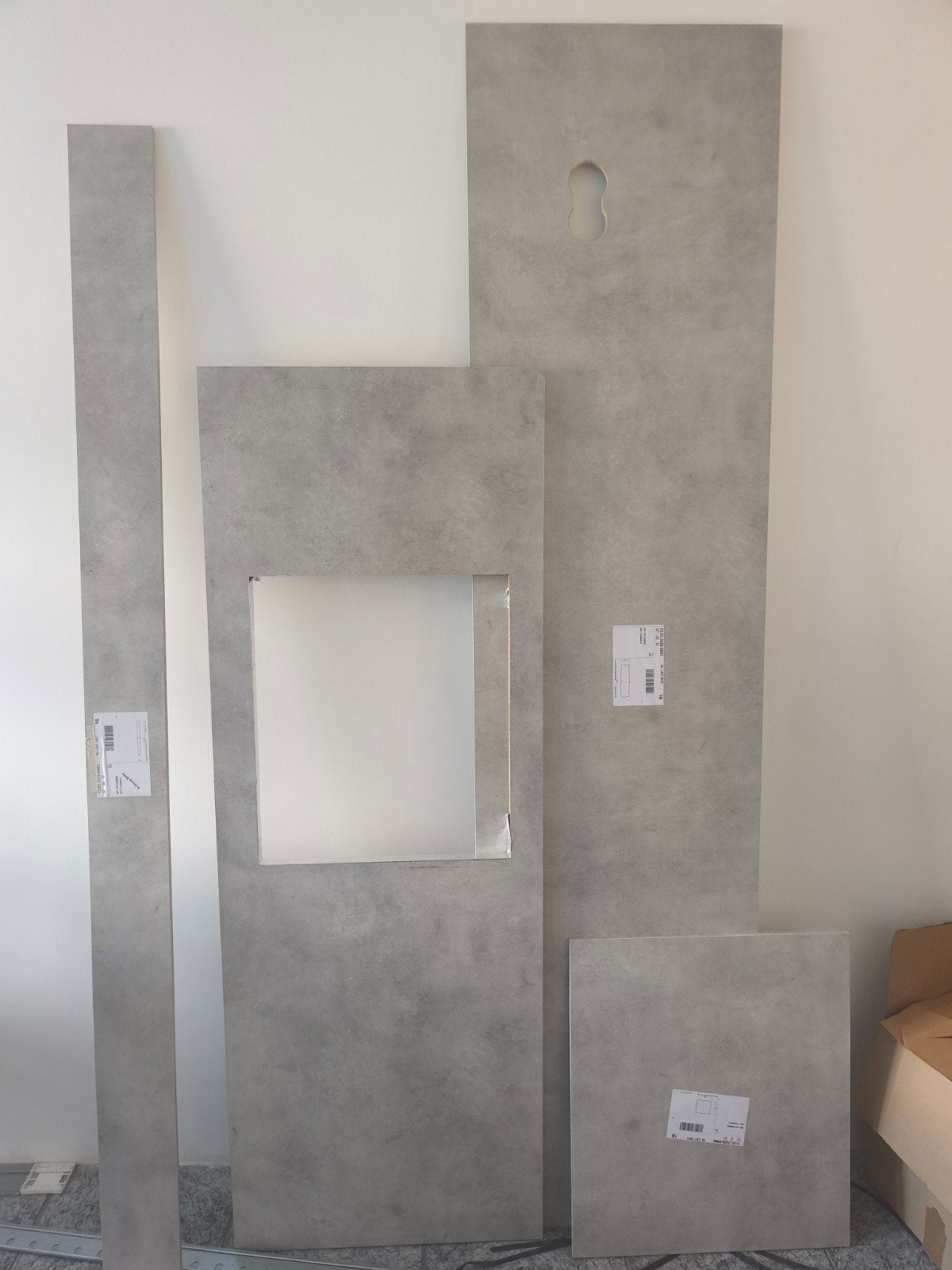 Nieuwe Keukenpanelen / Keukenbladen Betonlook/Grijs, Huis en Inrichting, Keuken | Complete keukens, Ophalen, Overige materialen