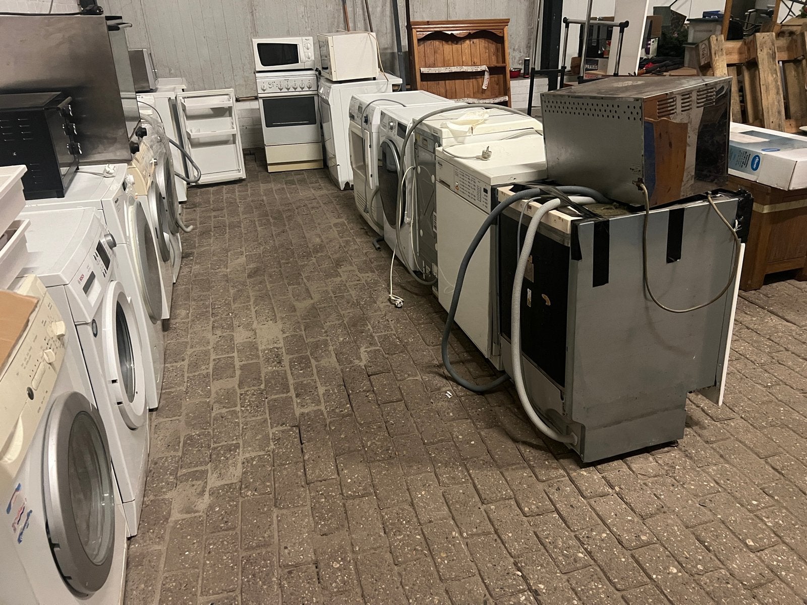 Grote partij witgoed: wasmachines, drogers, koelkasten, Gebruikt, Ophalen of Verzenden, Nvt, Nvt