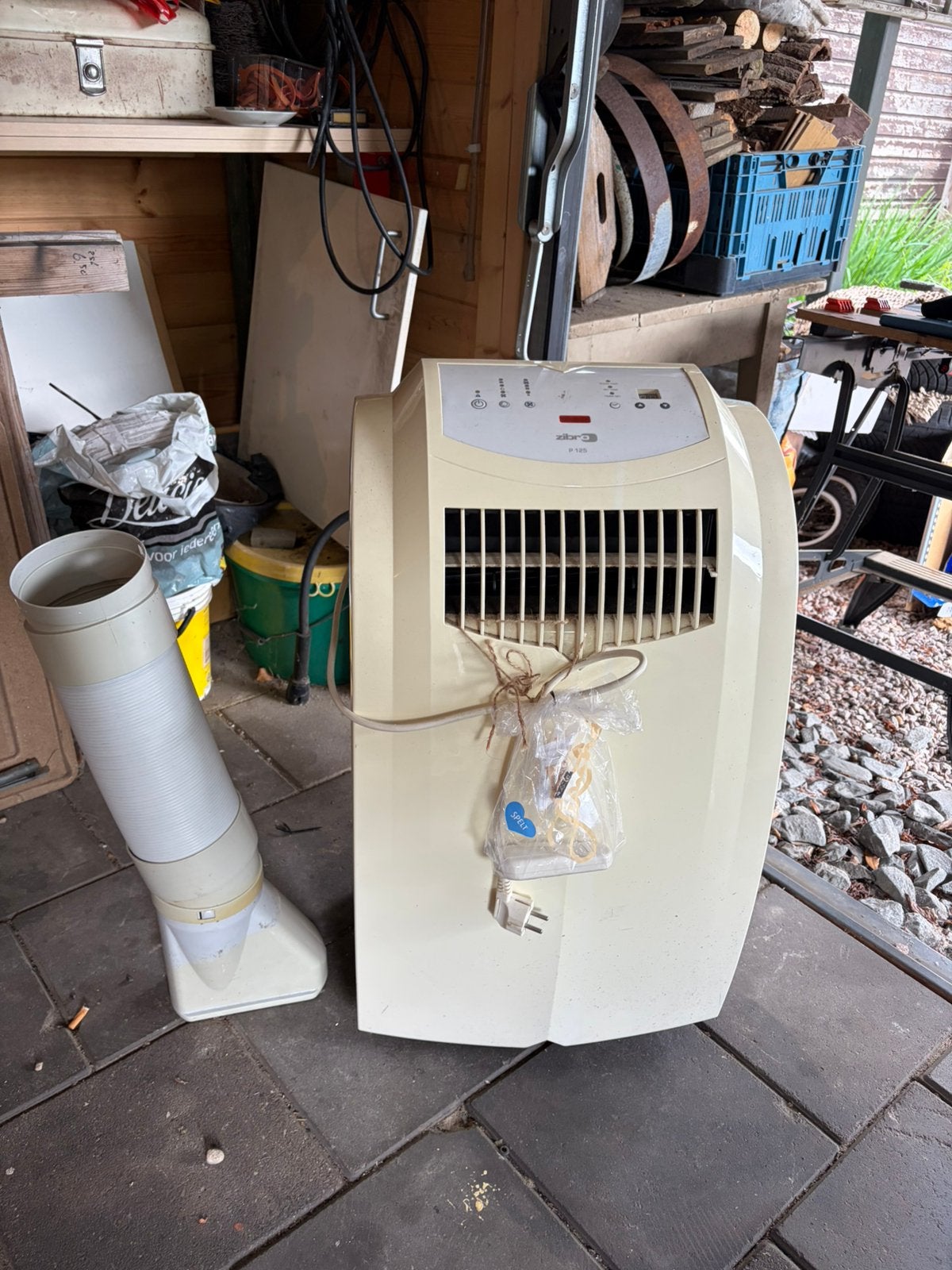 Zibro airco mobiel gebruikt maar werkend, Witgoed en Apparatuur, Airco's, Gebruikt, Minder dan 60 m³, 3 snelheden of meer, Ophalen of Verzenden