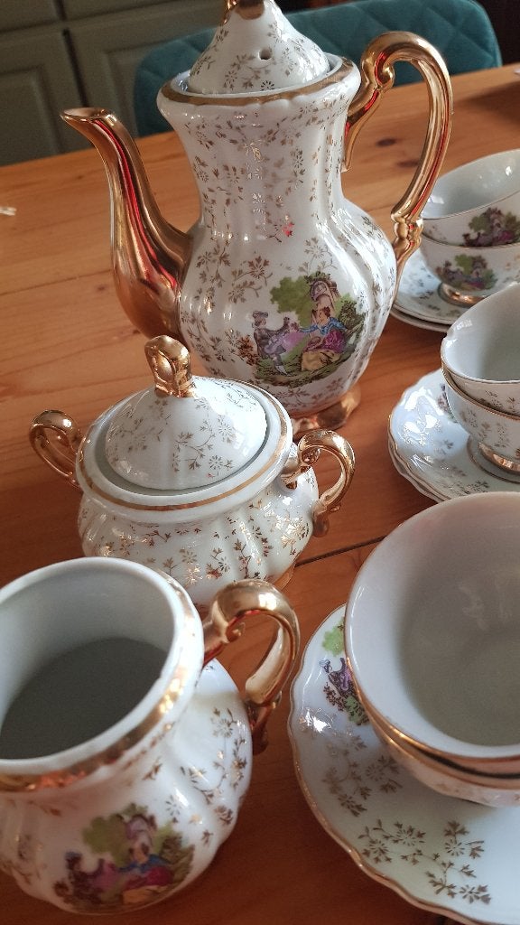 Bavaria Fragonard servies, Ophalen