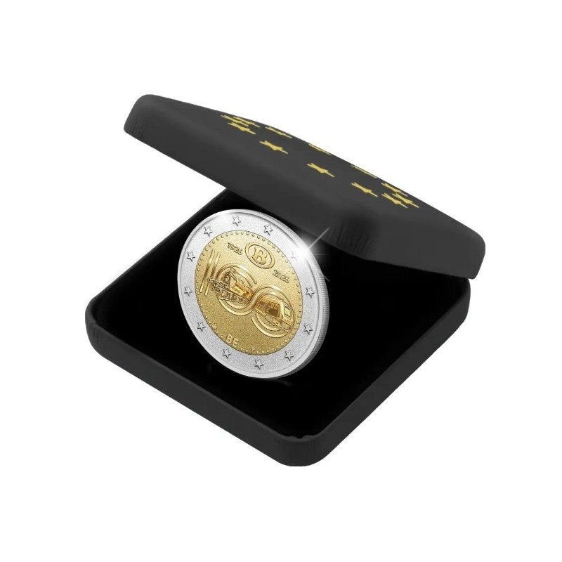 België 2 euro 2026 100 jaar NMBS Reverse PROOF, Postzegels en Munten, Munten | Europa | Euromunten, 2 euro, België, Ophalen of Verzenden