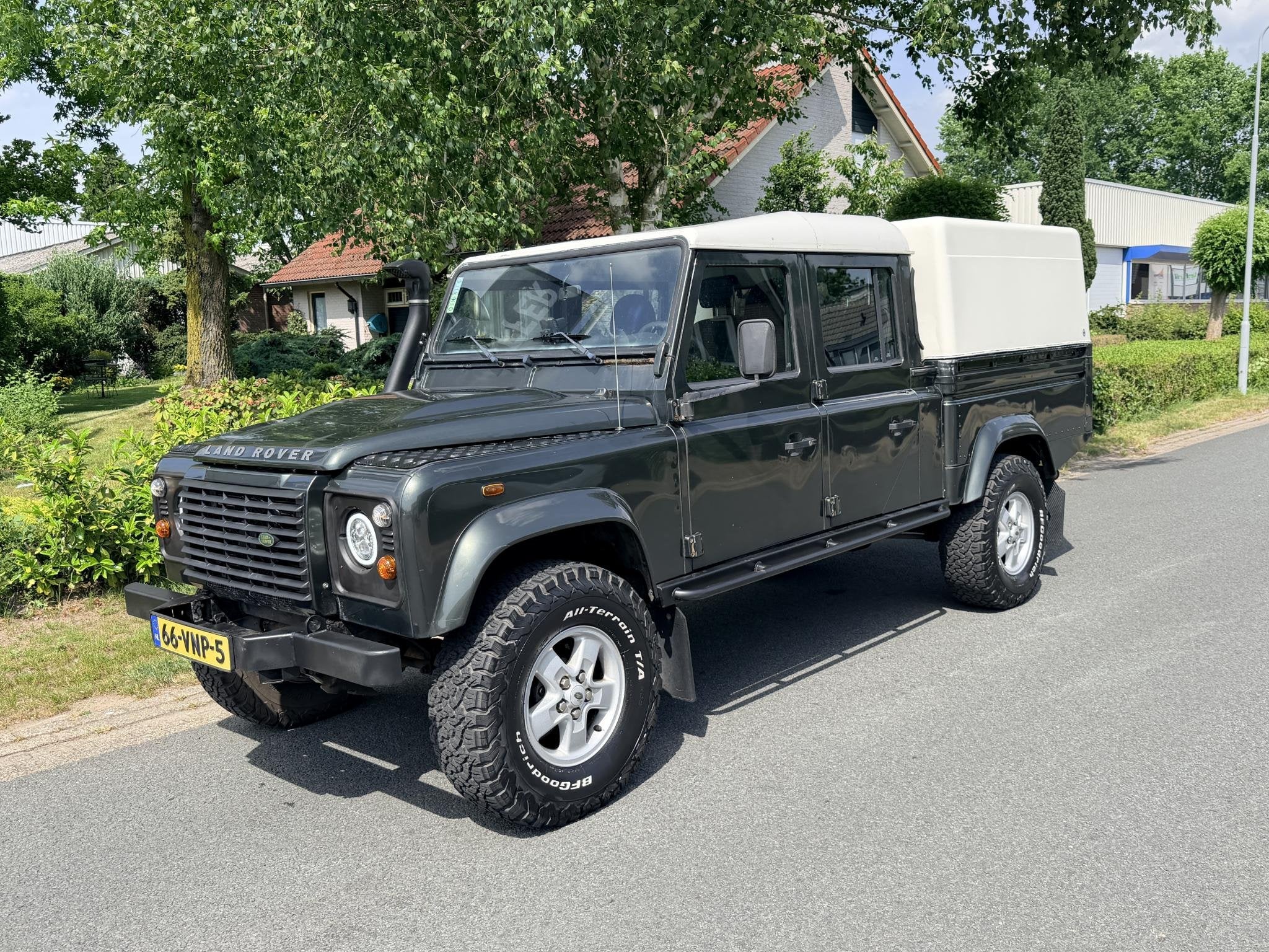 Land Rover Defender 2.4 TD 130" S Crew Cab Airco, Stof, Gebruikt, 4 cilinders, 122 pk