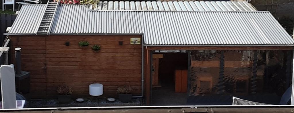 aluminium golfplaten 8mtr breed, Ophalen, Gebruikt, Overige materialen