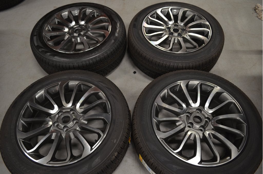 20" Range Rover L405 5x120 ET45 + Zomerbanden + TPMS, Auto-onderdelen, Niet ingevuld, Gebruikt, 255 mm, Banden en Velgen